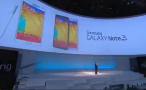 Samsung Galaxy Note 3 esiteltiin Samsungin tilaisuudessa