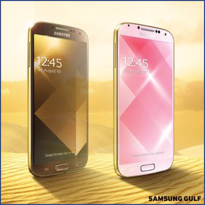 Samsungn kultaiset Galaxy S4:t