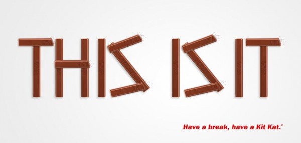 KitKatin julkaisema kuva heidän Twitter-tilillään