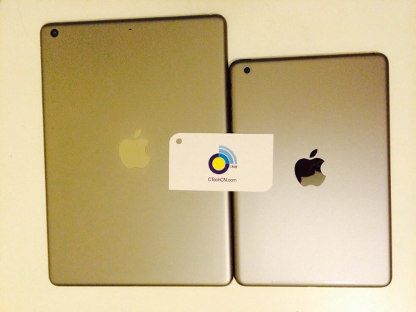 Kultaiset iPadin ja iPad minin kannet CTechCN:n kuvassa