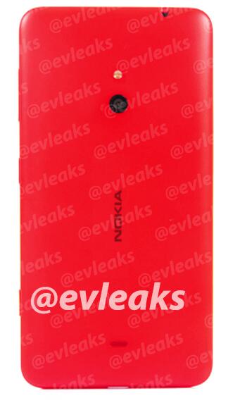 Nokia Lumia 1320 takaa @evleaksin vuotamassa lehdistökuvassa