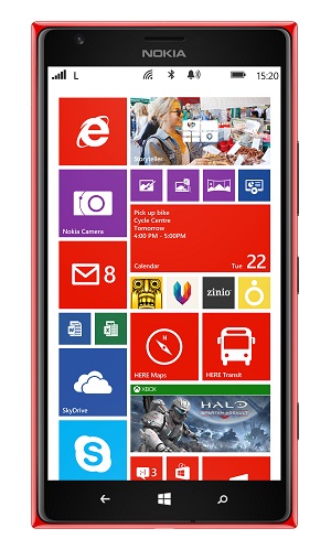 Nokia Lumia 1520 punaisena
