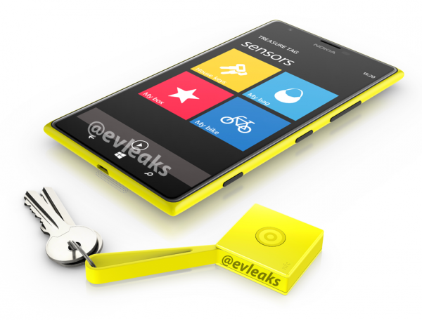 Nokia Lumia 1520 ja Treasure Tag @evleaksin julkaisemassa vuotokuvassa