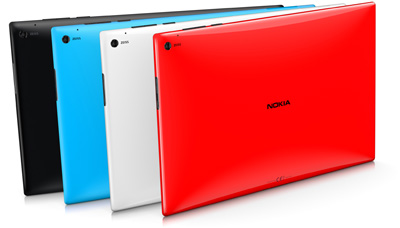 Nokia Lumia 2520:n eri värit