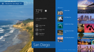 Windows 8.1:n uudistunut haku sisältää myös Bing-nettihaun ja tarjoaa heti näyttävästi lisätietoja