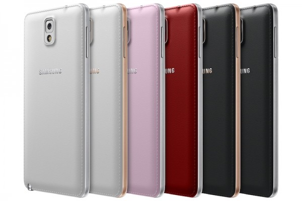 Galaxy Note 3:n laajentunut värivaihtoehtovalikoima kokonaisuudessaan