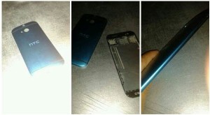Väitetty HTC M8:n takakuori aiemmin vuotaneissa kuvissa