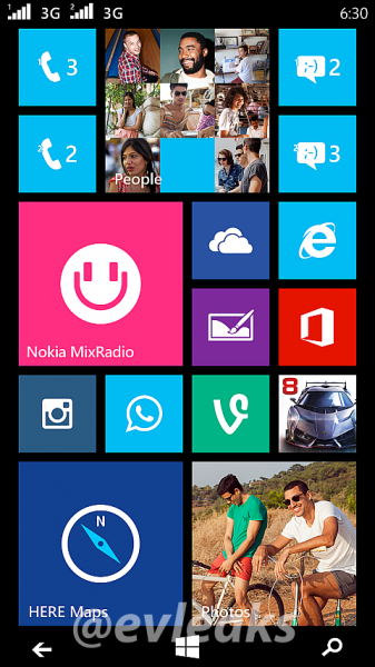 Nokia Moneypennyn Windows Phone -aloitusnäyttönäkymä