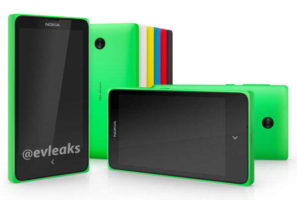 Nokia Normandy useissa eri väreissä @evleaksin vuotamassa kuvassa