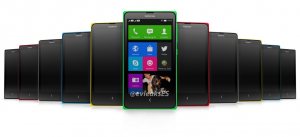 Nokia Normandy useissa eri väreissä aiemmin julkaistussa vuotokuvassa