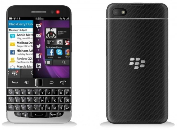 Havainnekuva BlackBerry Q20:stä