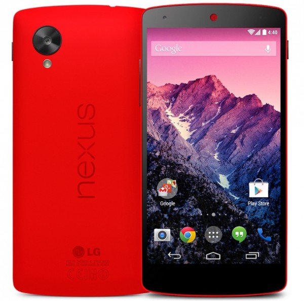 LG:n valmistama Nexus 5 punaisena