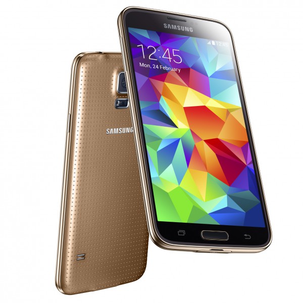 Samsung Galaxy S5 kuparinkultaisena värivaihtoehtona