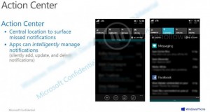 Windows Phone 8.1:n Action Center esittelyssä