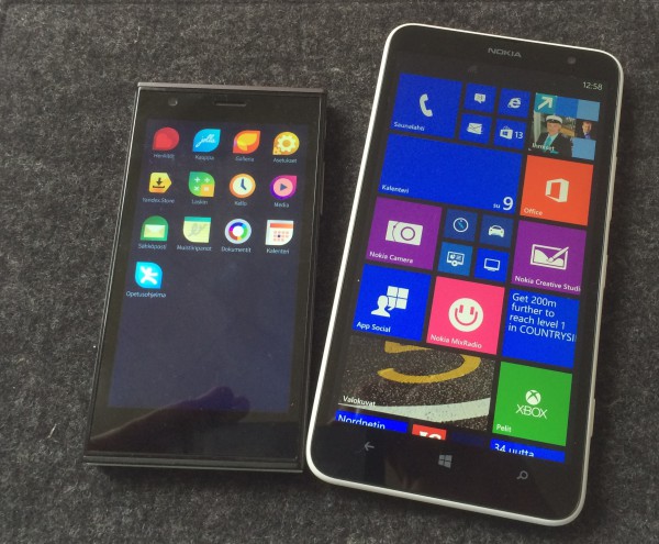 4,5 tuuman Jolla ja 6 tuuman Lumia 1320 - on se iso!