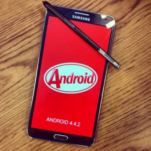 Samsyng Galaxy Note 3 päivittyy tuoreimmalla Android KitKatilla