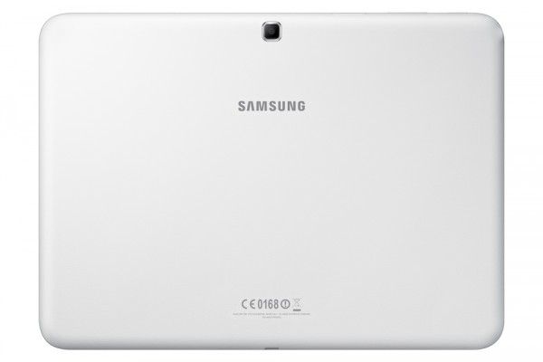 Samsung Galaxy Tab 4 10.1 valkoisena takaa