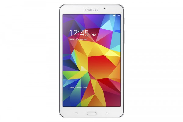 Samsung Galaxy Tab 4 7.0 valkoisena edestä