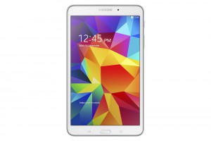 Samsung Galaxy Tab 4 8.0 valkoisena edestä