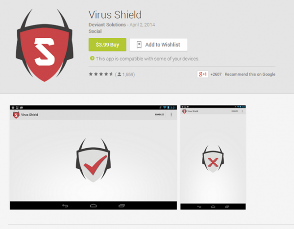 Virus Shield Google Playssa