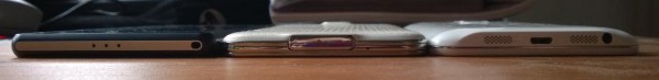 Sony Xperia Z2:ssa ja Samsung Galaxy S5:ssa paksuusero on vaivaiset 0,1 millimetriä. LG G2:n paksuus on taas vajaan millin paksumpi 8,9 millimetrin paksuudellaan.