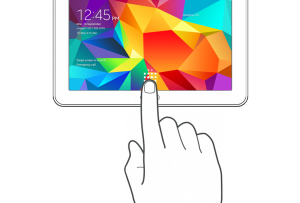Galaxy Tab S sormenjälkitunnistin
