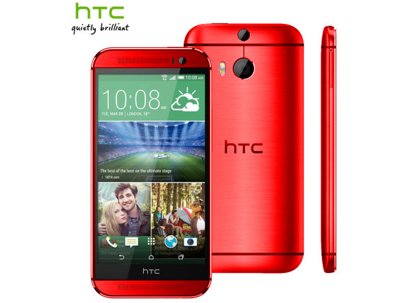 HTC One (M8) punaisena