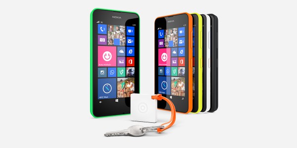 Nokia Treasure Tag Mini ja Lumia 630