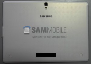Samsung Galaxy Tab S 10.5 takaa SamMobilen julkaisemassa vuotokuvassa