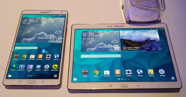 Samsung Galaxy Tab S 8.4 ja 10.5