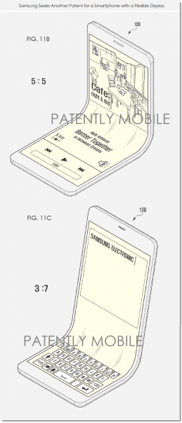 Samsungin patenttihakemuksessa näyttö on taivuteltavissa koko pituudeltaan