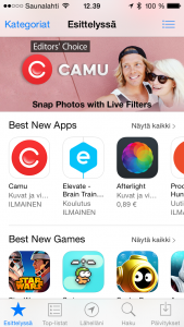 Apple tuo Camulle hurjasti näkyvyyttä nostamalla sen Editors' Choice -valinnaksi