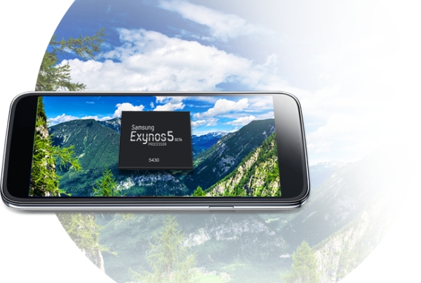 Galaxy Alpha on ensimmäinen puhelin, jossa käytetään Samsungin uutta Exynos 5430 -piiriä