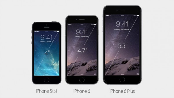 iPhone 5s, iPhone 6, iPhone 6 Plus näyttävät kaikki samaa aikaa