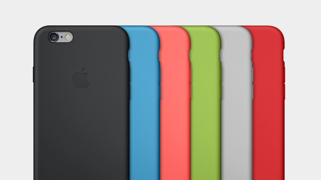iPhone 6:lle tulee kuusi eriväristä silikonisuojakuorta