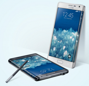 Samsung Galaxy Note Edgessä näyttö kaareutuu toiselta reunaltaan. SamMobilen mukaan Galaxy S6:sta on tulossa erikoisversio, jossa näytön molemmat reunat kaareutuvat.