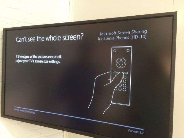 Microsoft Screen Sharing for Lumia Phones HD-10:n käyttöönottoa