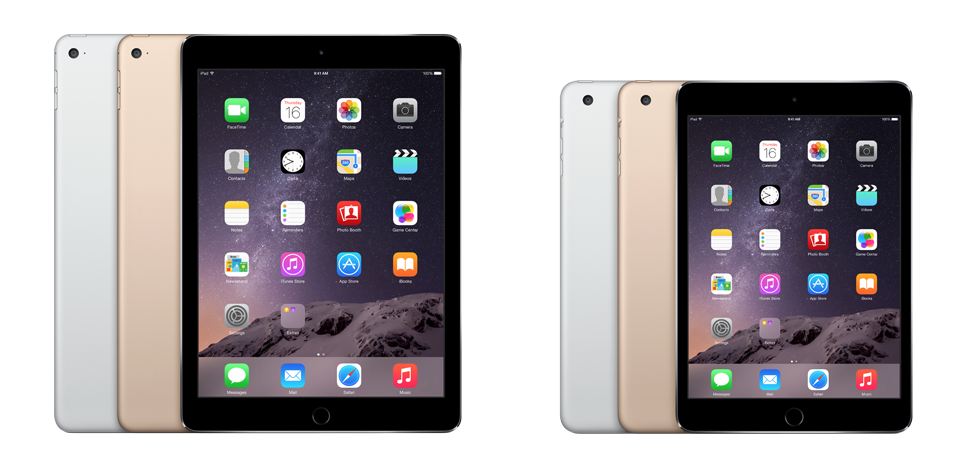 iPad Air 2 ja iPad mini 3