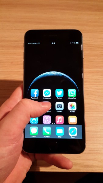 Saatavuus auttaa yhden käden käyttöä iPhone 6 Plussassa