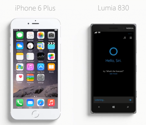 iPhone 6 Plus vs. Lumia 830