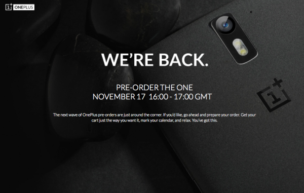 OnePlus One tulee jälleen tunnin ajaksi ennakkotilattavaksi