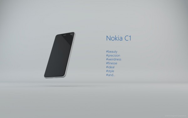 Nokia C1 -konseptikuva esittää, miltä N1-tablettia seuraava matkapuhelin voisi näyttää