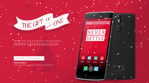 OnePlus One joulumyynti