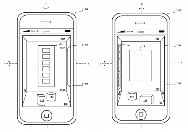 Applelle myönnetty patentti älypuhelimen eleohjatusta 3D-käyttöliittymästä