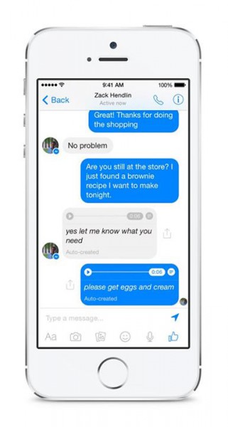 Facebook työstää Messenger-sovellukseensa puheen tekstiksi kääntävää lisäominaisuutta