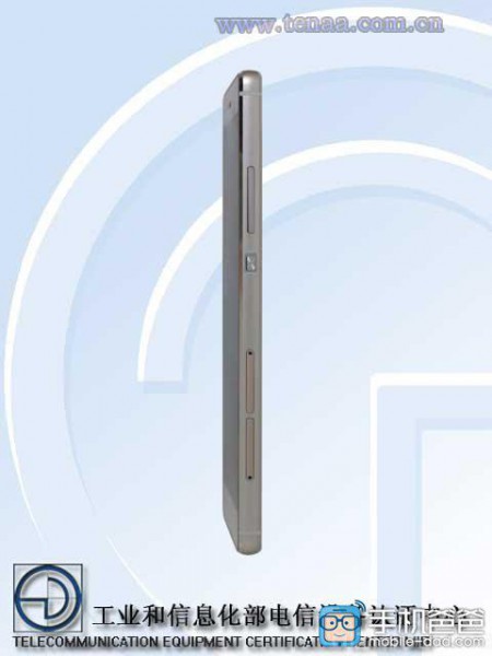 Huawei Ascend P8 TENAA-viraston kuvissa