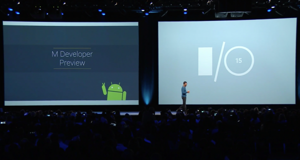 Google I/O '15 -tapahtuman avasi Android-johtaja Sundar Pichai.