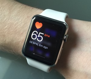 Toistaiseksi Apple Watchilla voi mitata vasta sykkeensä.