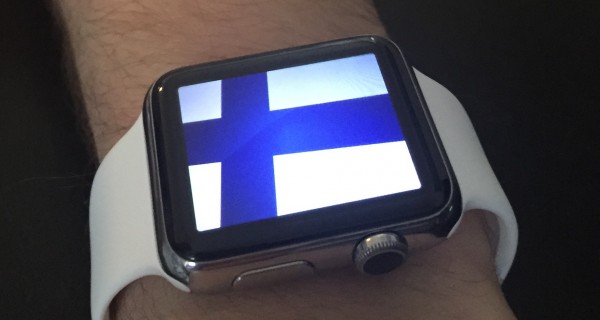 Apple Watch + Suomen lippu