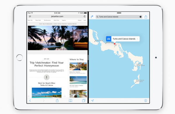 iOS 9:n Split View tulee aluksi iPad Air 2:een